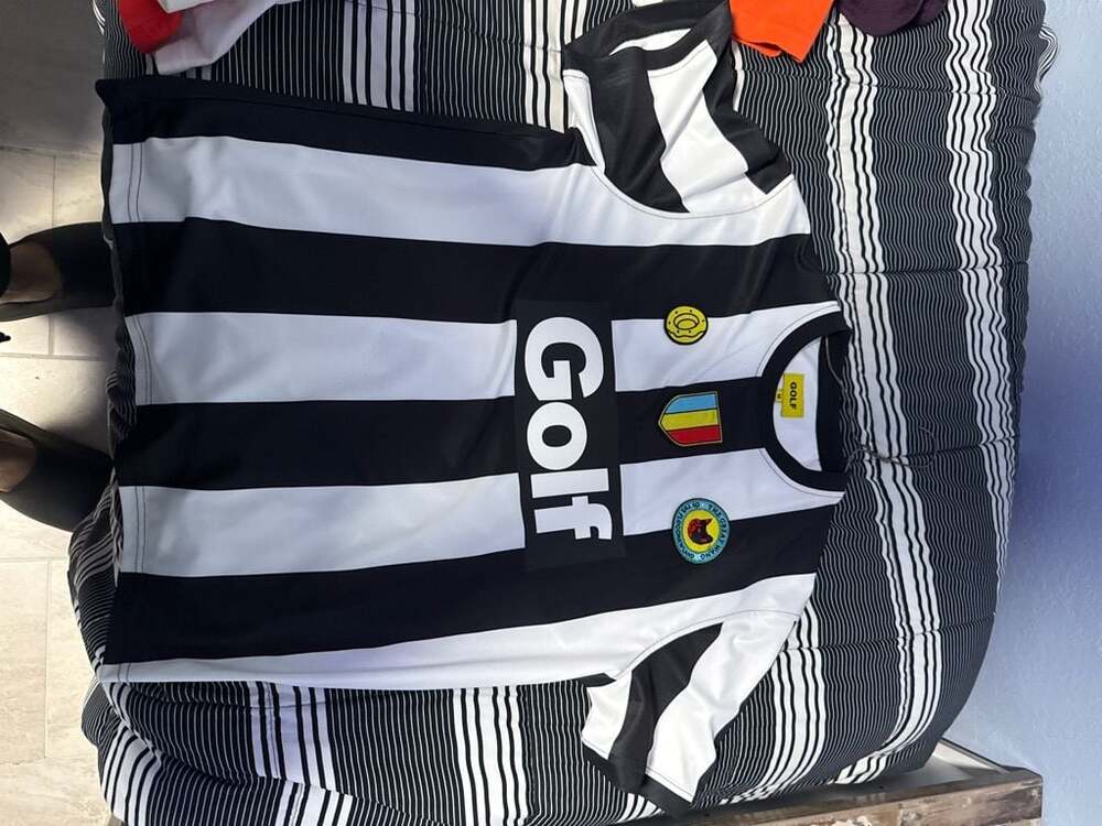 Golf Wang Black and White Soccer Jersey Size M
